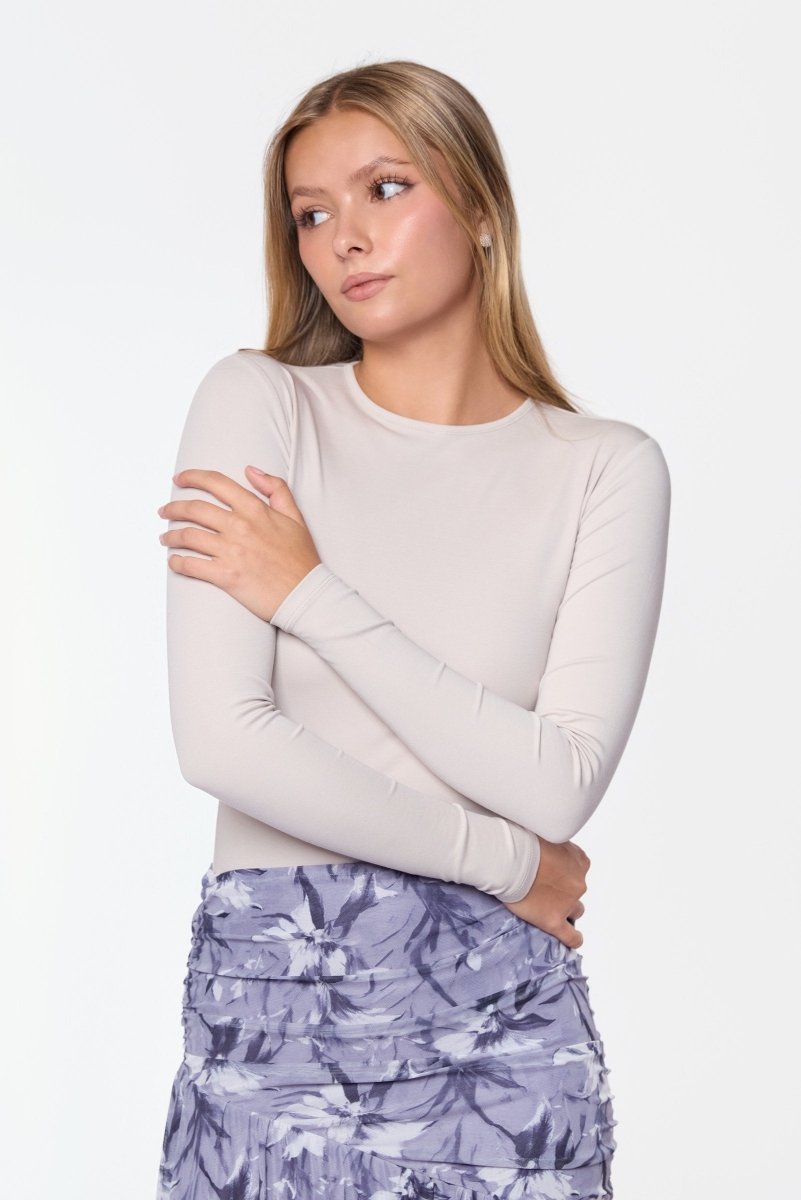 May Top (Light Grey) - Top - Yakira Bella