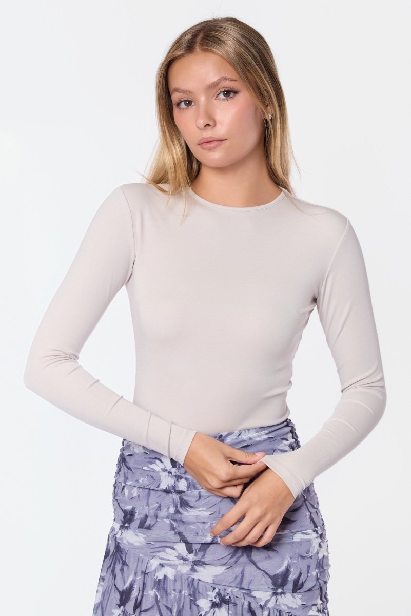 May Top (Light Grey) - Top - Yakira Bella