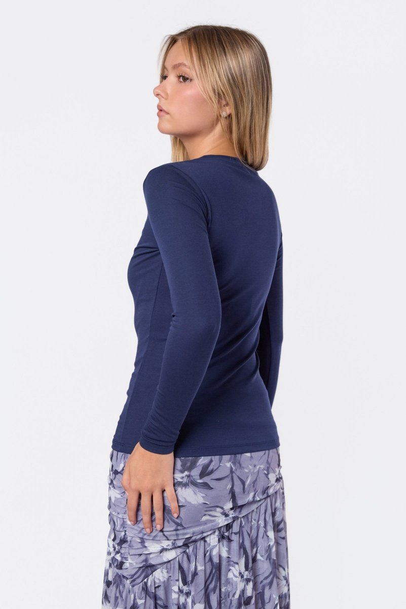 May Top (Navy) - Top - Yakira Bella