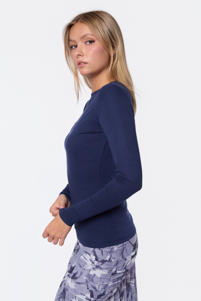 May Top (Navy) - Top - Yakira Bella