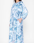 MAYA DRESS (WHITE/BLUE) - Dress - Yakira Bella