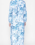 MAYA DRESS (WHITE/BLUE) - Dress - Yakira Bella