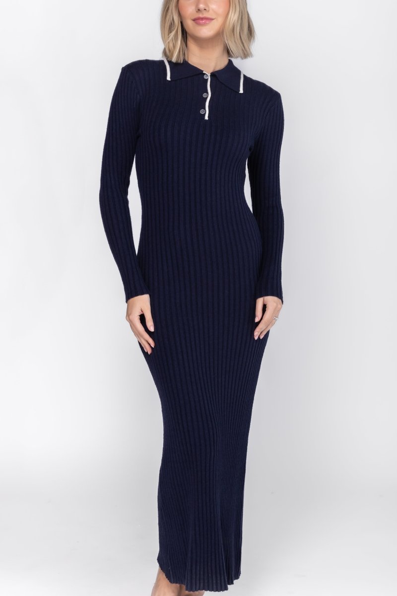 MCKENZIE DRESS (NAVY) - Dress - Yakira Bella