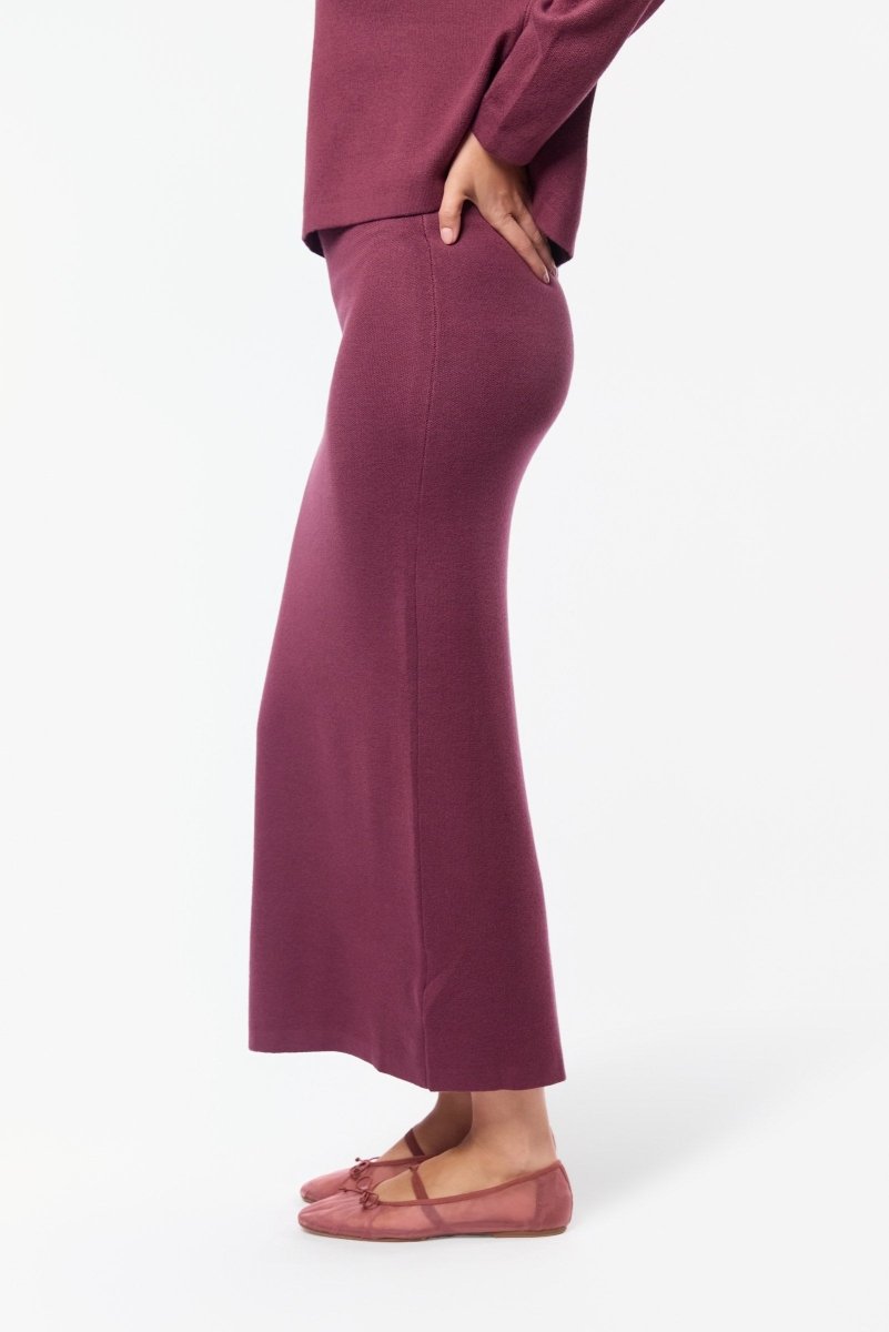 Medina Skirt (Burgundy) - Skirt - Yakira Bella