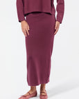 Medina Skirt (Burgundy) - Skirt - Yakira Bella