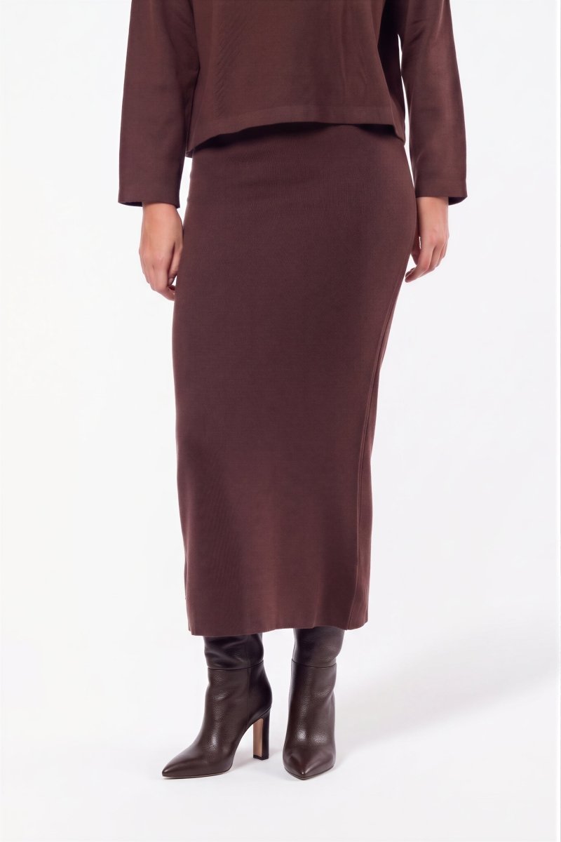 Medina Skirt (Dark Brown) - Skirt - Yakira Bella