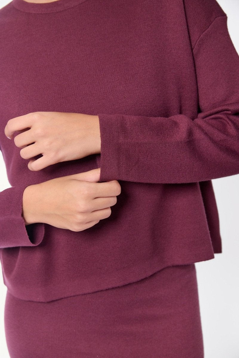 Medina Top (Burgundy) - Top - Yakira Bella