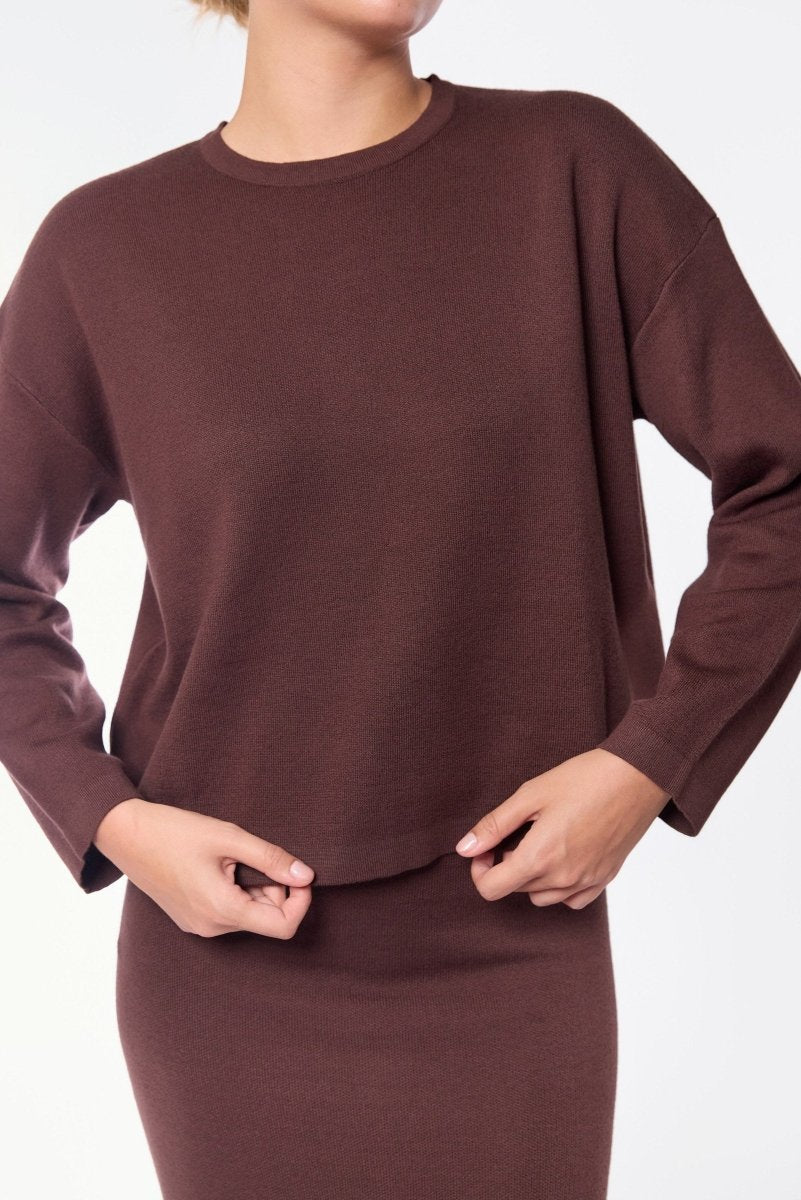 Medina Top (Dark Brown) - Top - Yakira Bella