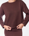 Medina Top (Dark Brown) - Top - Yakira Bella