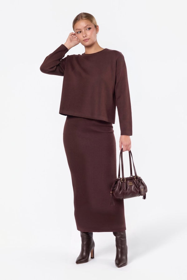 Medina Top (Dark Brown) - Top - Yakira Bella