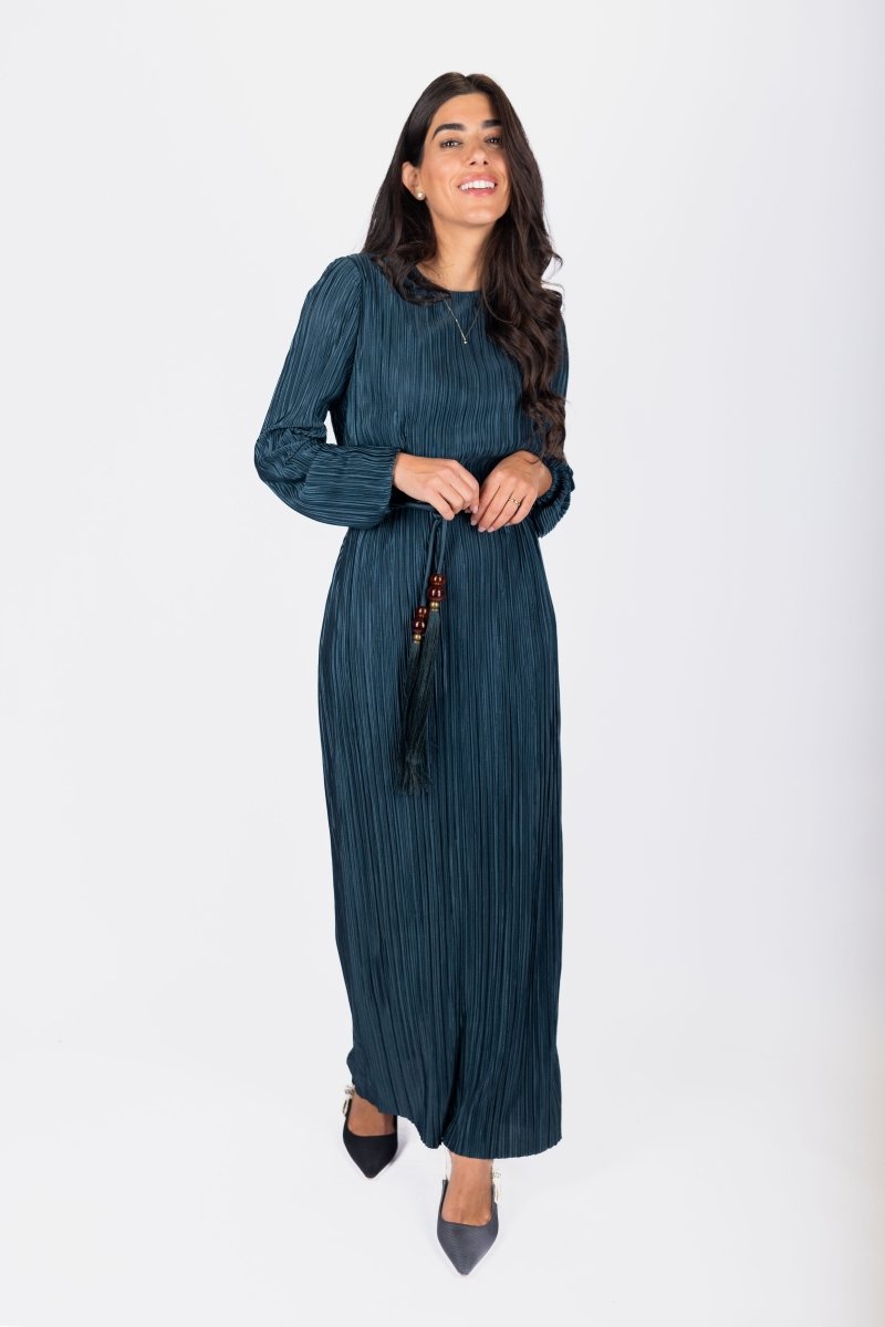 Megan Dress (Dark Green) - Dress - Yakira Bella