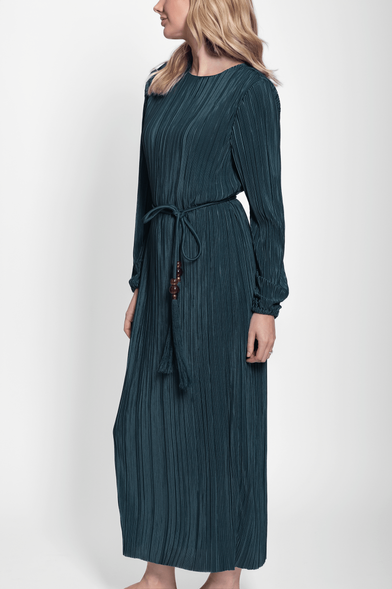 Megan Dress (Dark Green) - Dress - Yakira Bella