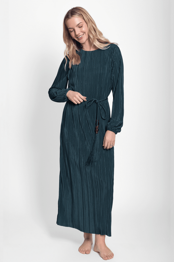 Megan Dress (Dark Green) - Dress - Yakira Bella