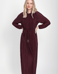 Megan Dress (Wine) - Dress - Yakira Bella