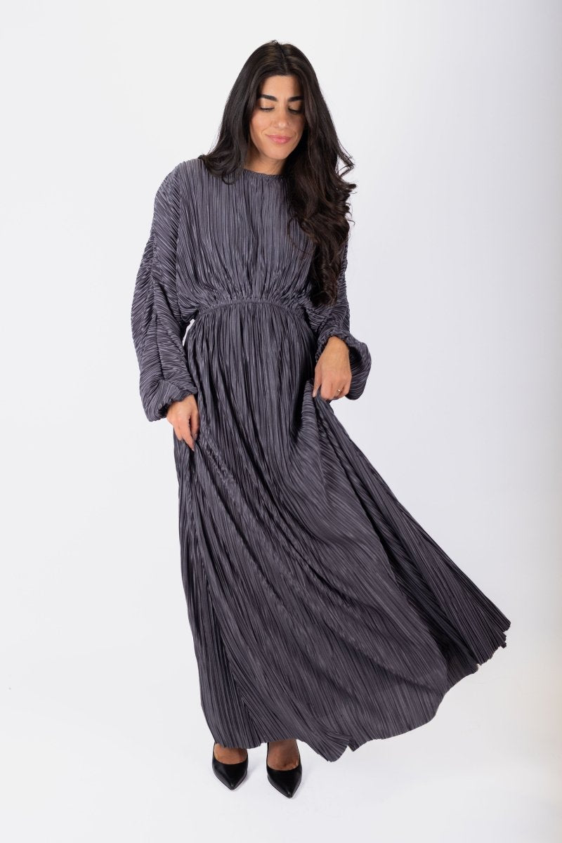 Meliora Dress (Blue Grey) - Dress - Yakira Bella