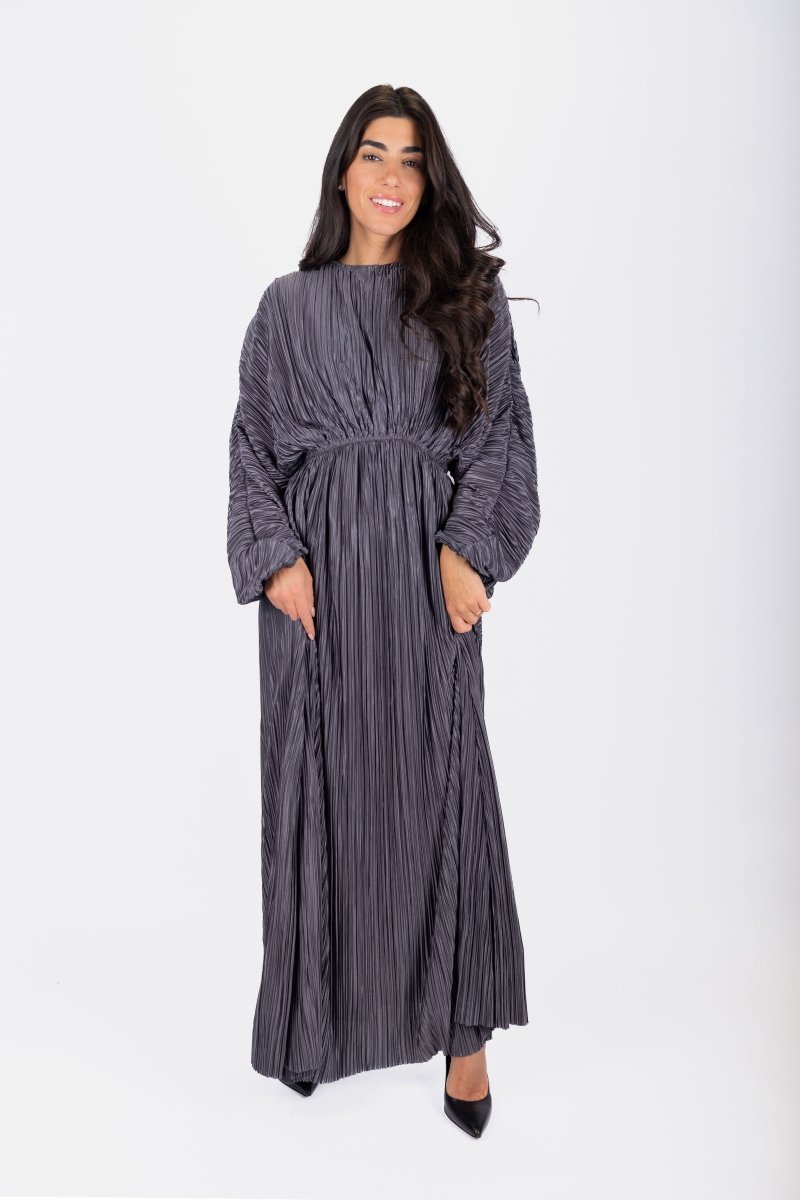 Meliora Dress (Blue Grey) - Dress - Yakira Bella