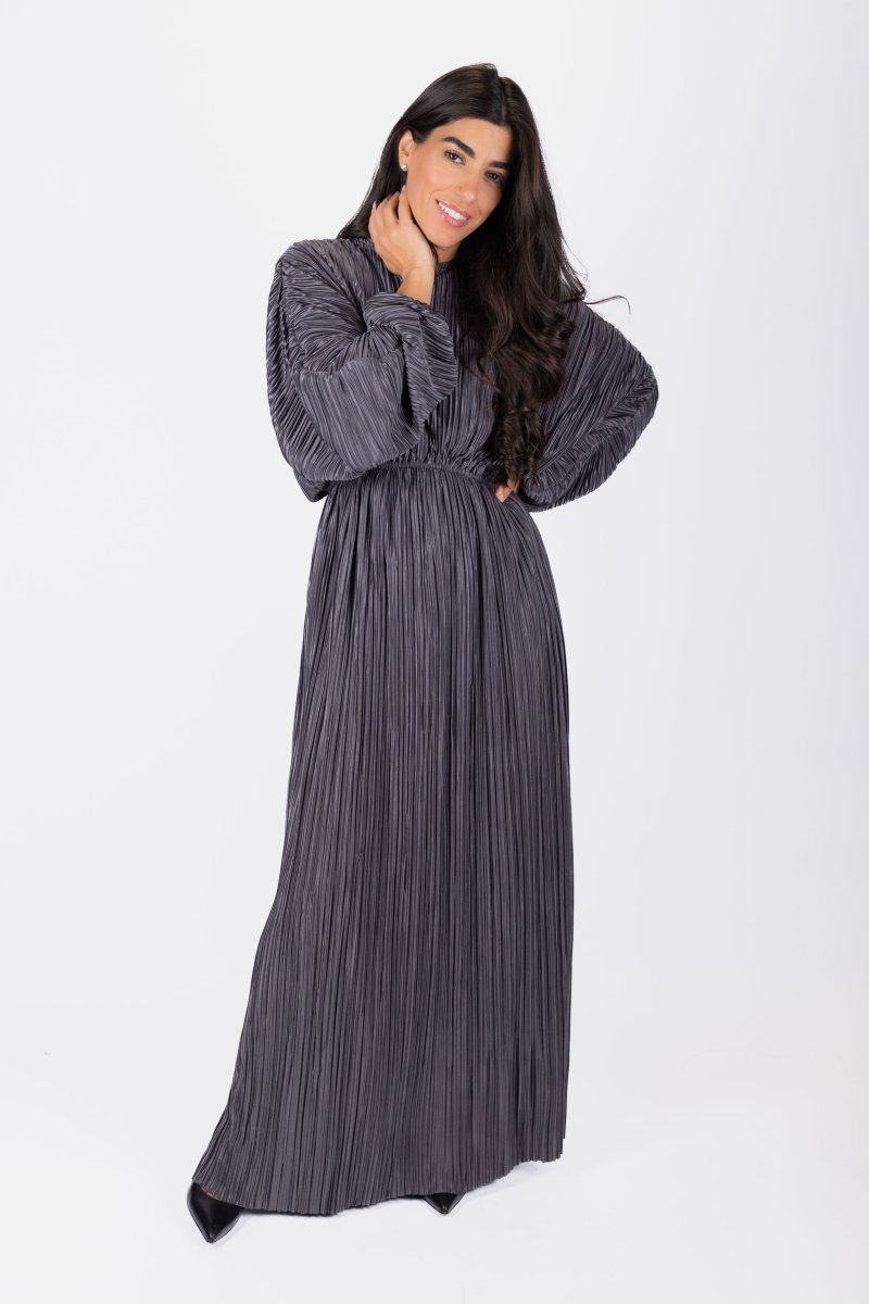 Meliora Dress (Blue Grey) - Dress - Yakira Bella