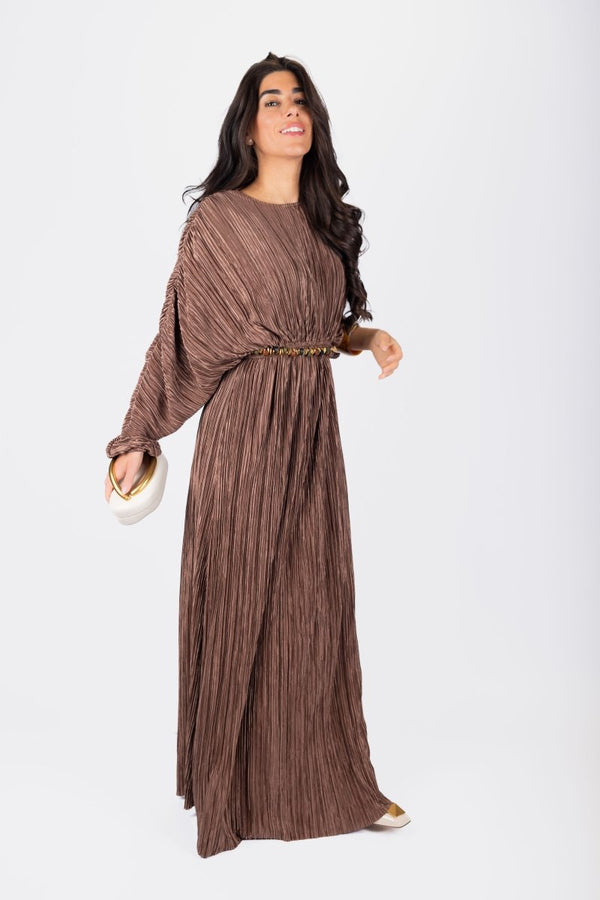 Meliora Dress (Brown) - Dress - Yakira Bella