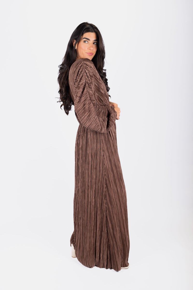 Meliora Dress (Brown) - Dress - Yakira Bella