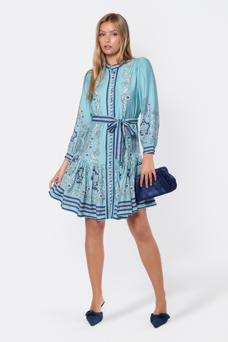Melissa Dress (Blue) - Dress - Yakira Bella