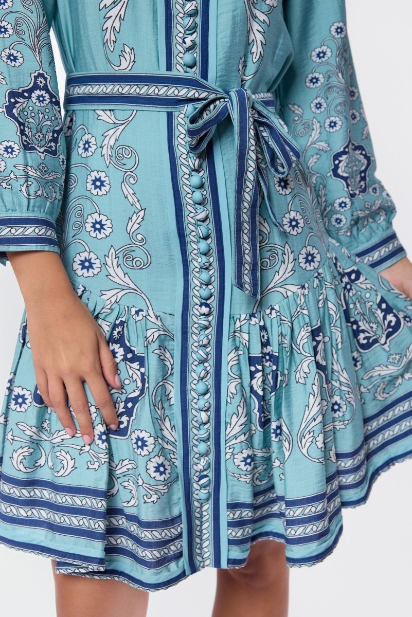Melissa Dress (Blue) - Dress - Yakira Bella