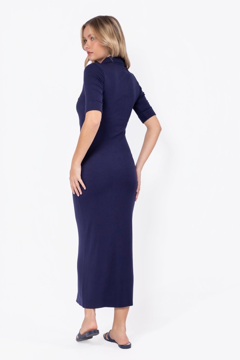 Mia Dress (Navy) - Dress - Yakira Bella