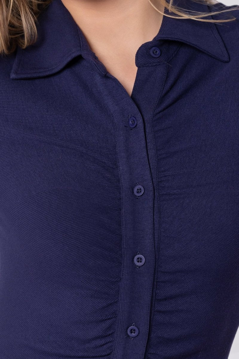 Mia Dress (Navy) - Dress - Yakira Bella