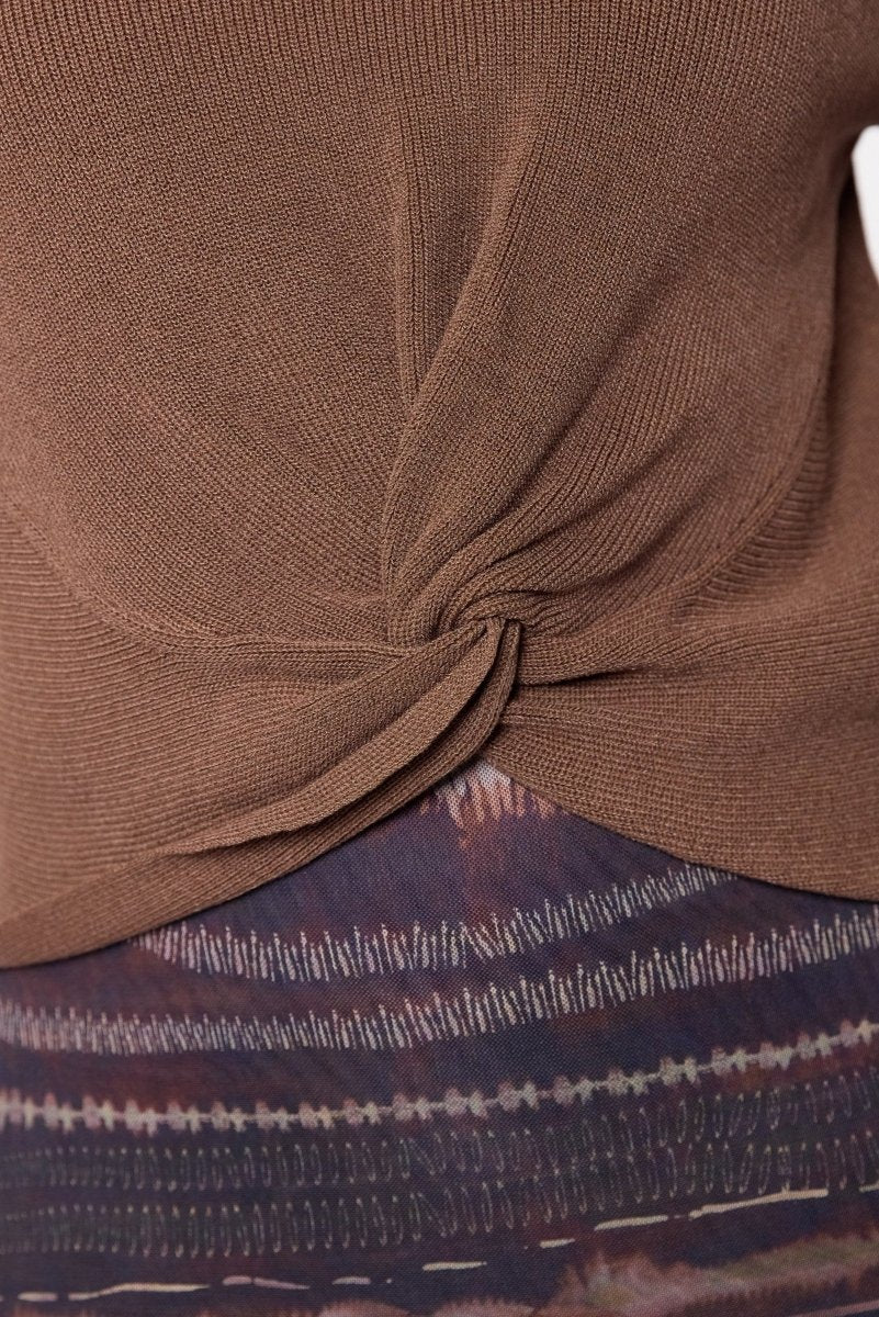 Mia Top (Mocha) - Top - Yakira Bella
