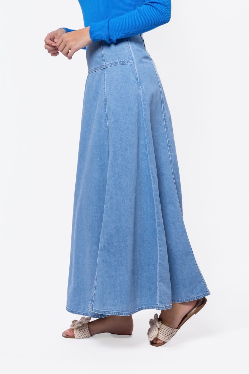 Mika Skirt (Blue) - Skirt - Yakira Bella