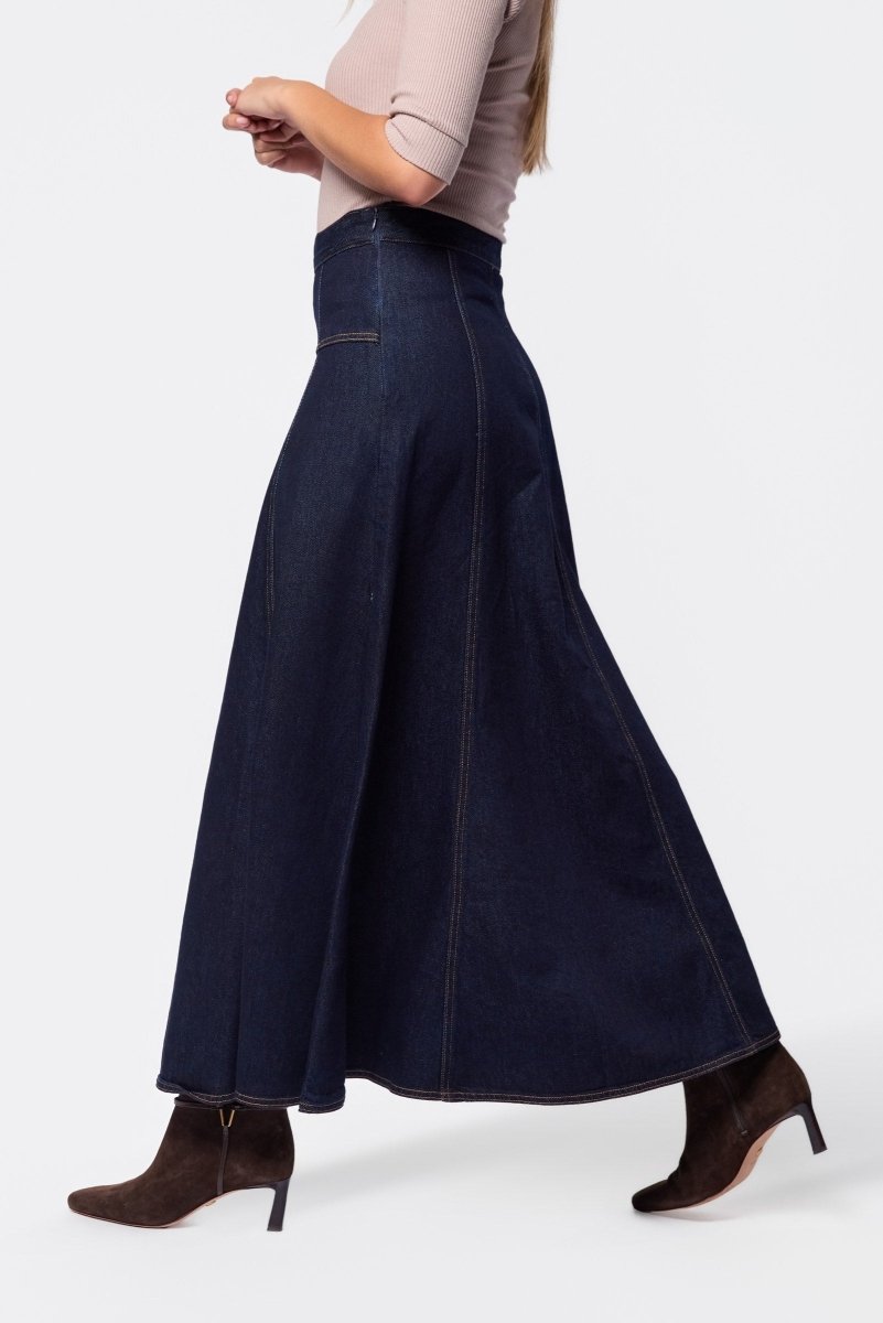 Mika Skirt (Navy) - Skirt - Yakira Bella