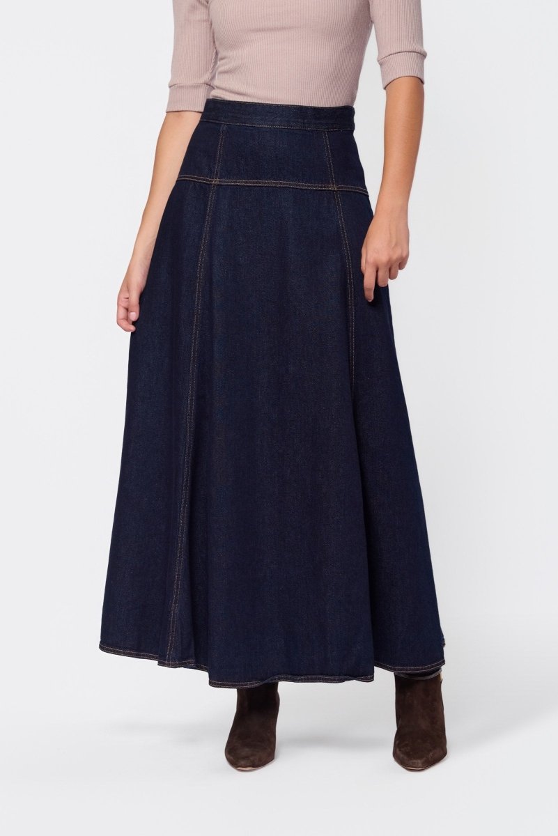 Mika Skirt (Navy) - Skirt - Yakira Bella
