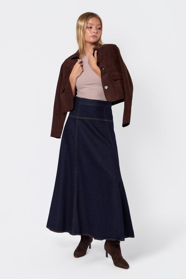 Mika Skirt (Navy) - Skirt - Yakira Bella
