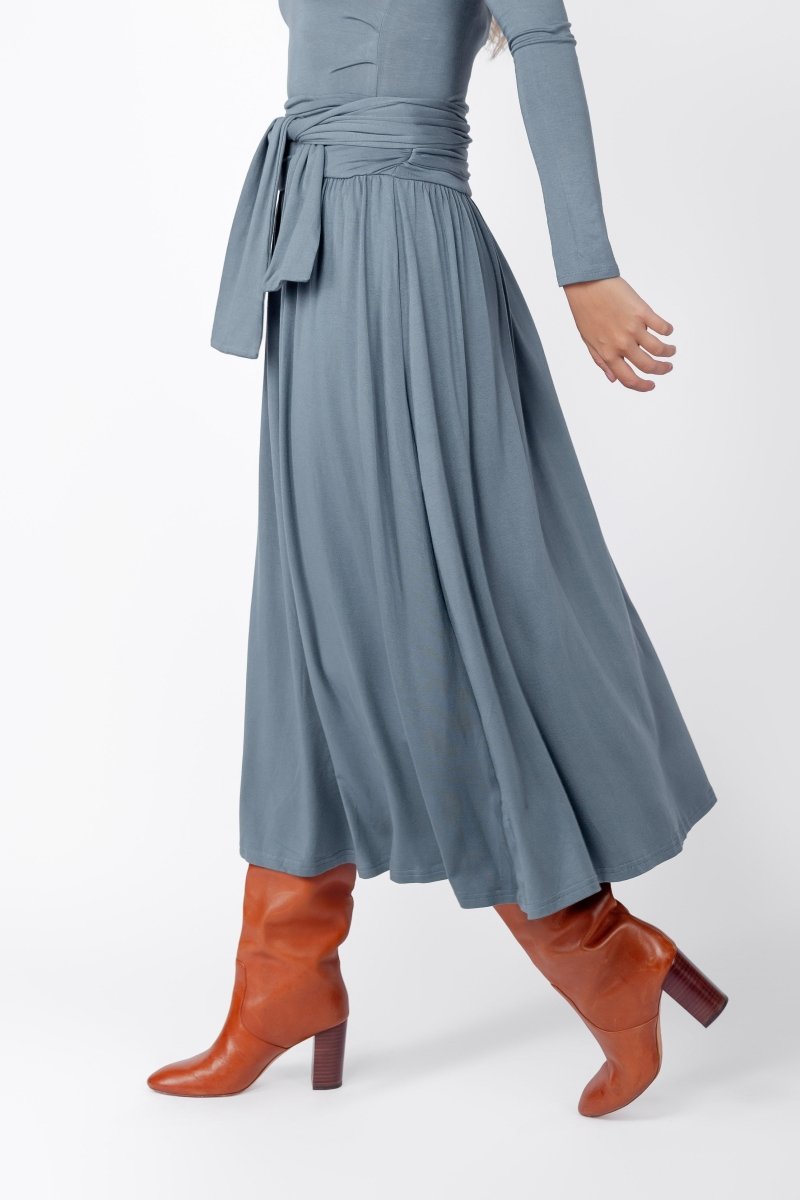 Mila Set (Slate Blue) - Top - Yakira Bella