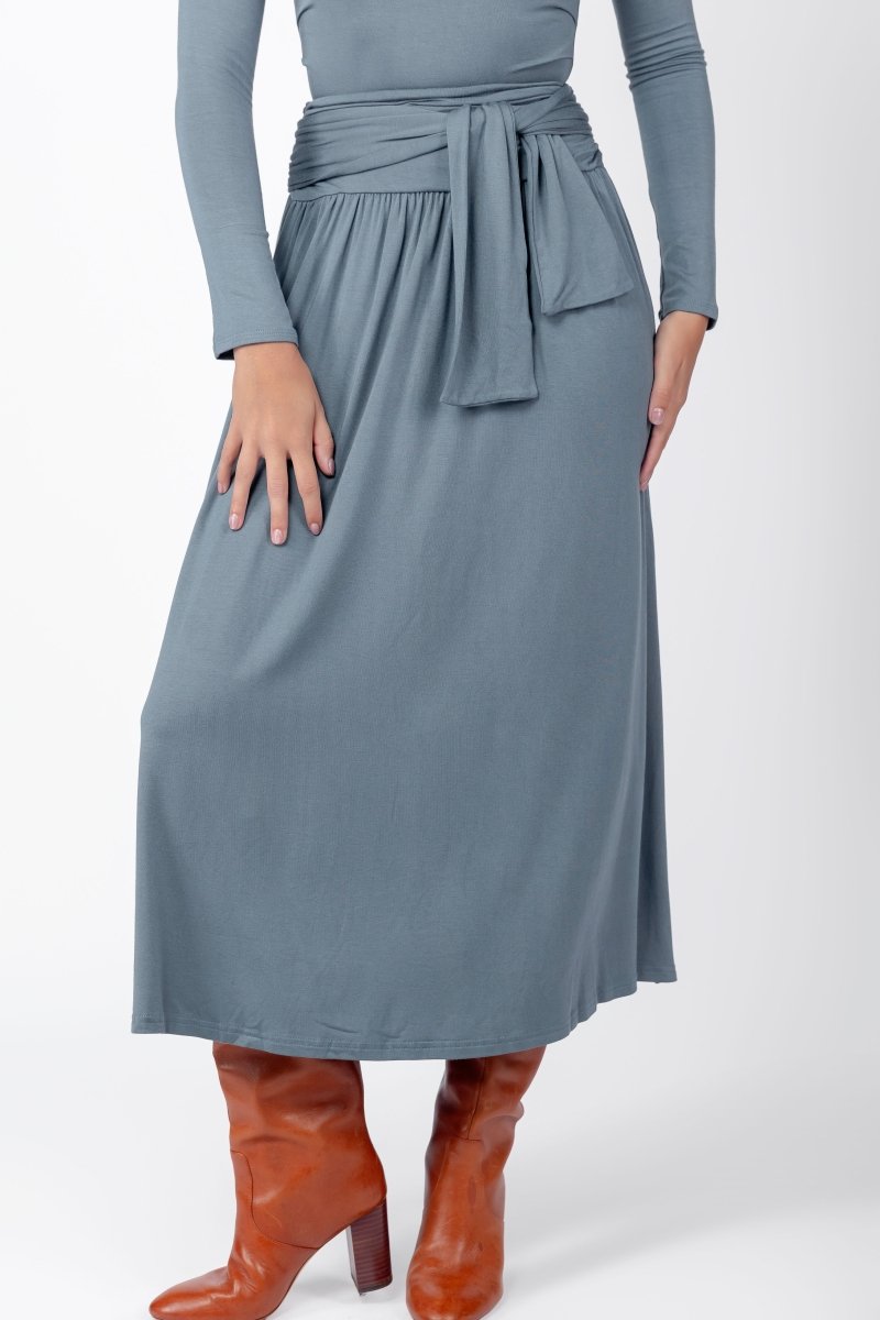 Mila Set (Slate Blue) - Top - Yakira Bella