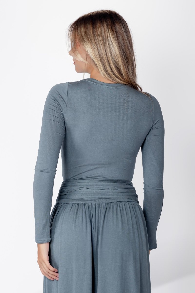 Mila Set (Slate Blue) - Top - Yakira Bella