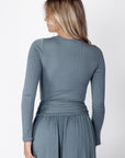 Mila Set (Slate Blue) - Top - Yakira Bella