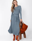 Mila Set (Slate Blue) - Top - Yakira Bella