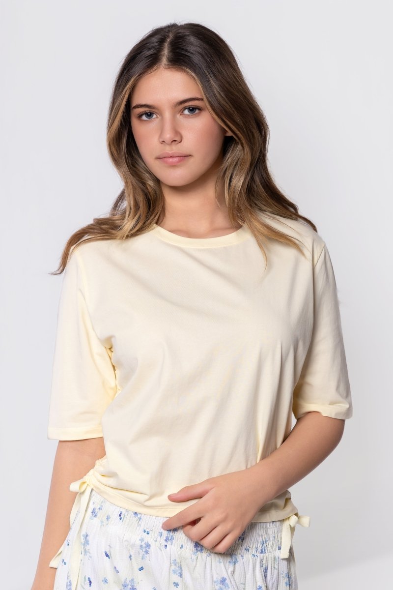 Mila Top (Light Yellow) - Top - Yakira Bella