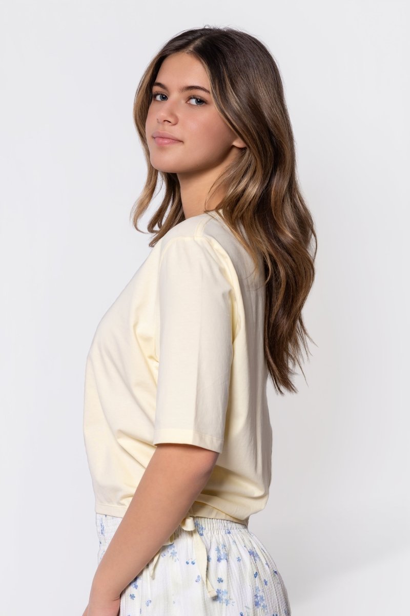 Mila Top (Light Yellow) - Top - Yakira Bella