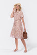 Miley Dress (Pink/Khaki)