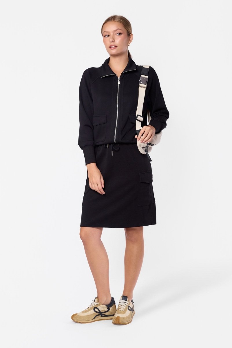 Mina Cargo Skirt 23" (Black) - Skirt - Yakira Bella