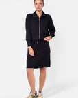 Mina Cargo Skirt 23" (Black) - Skirt - Yakira Bella