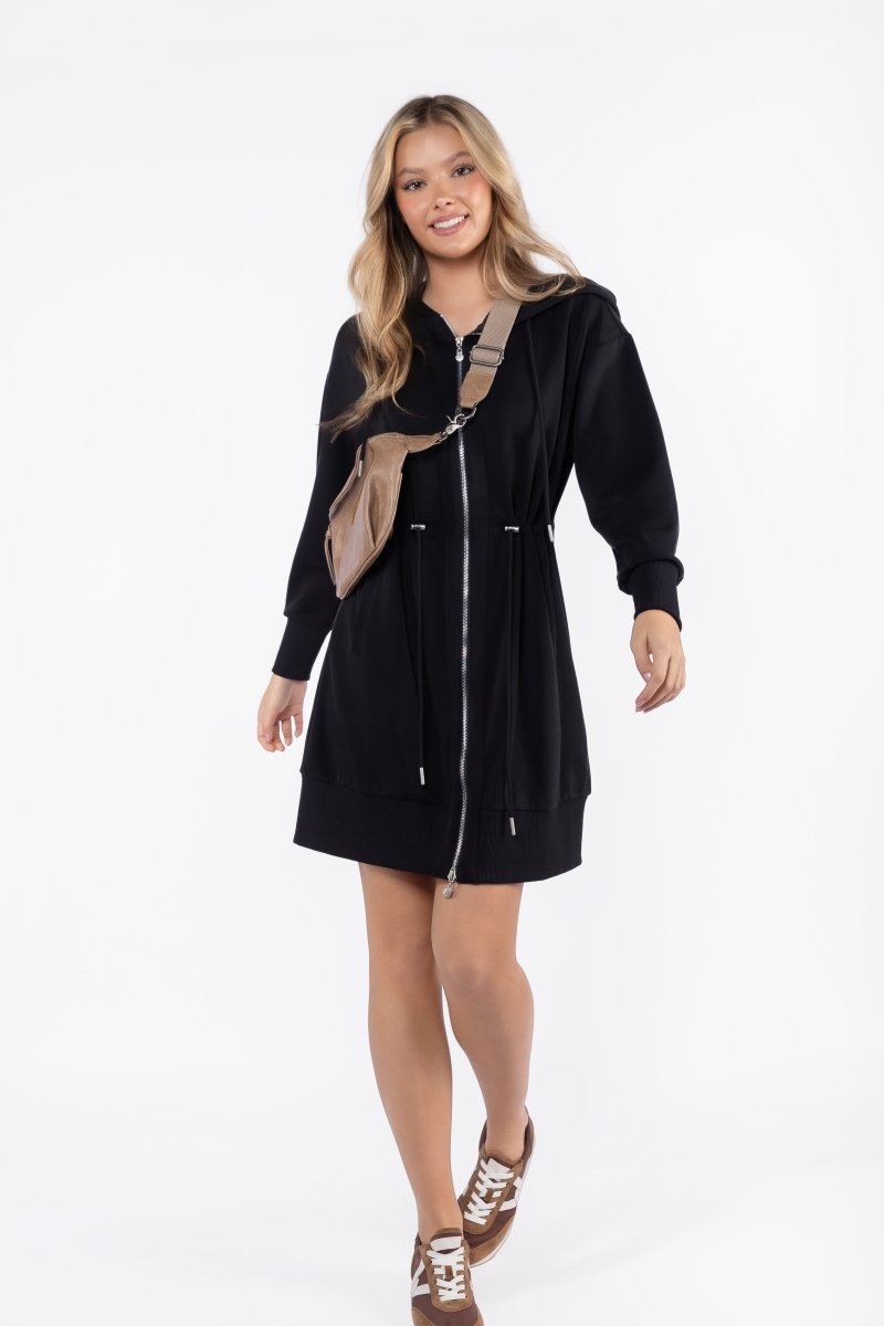 Mina Dress 37&quot; (BLACK) - Dress - Yakira Bella