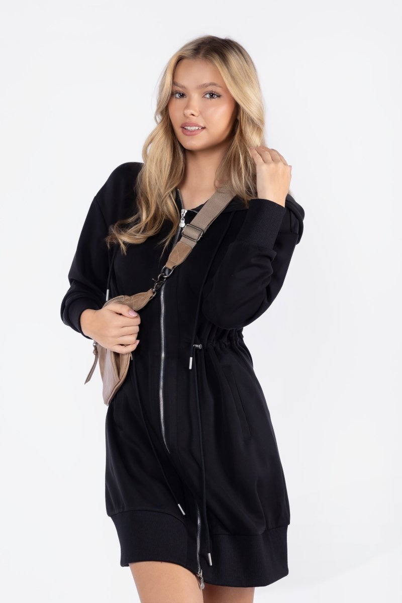 Mina Dress 37&quot; (BLACK) - Dress - Yakira Bella