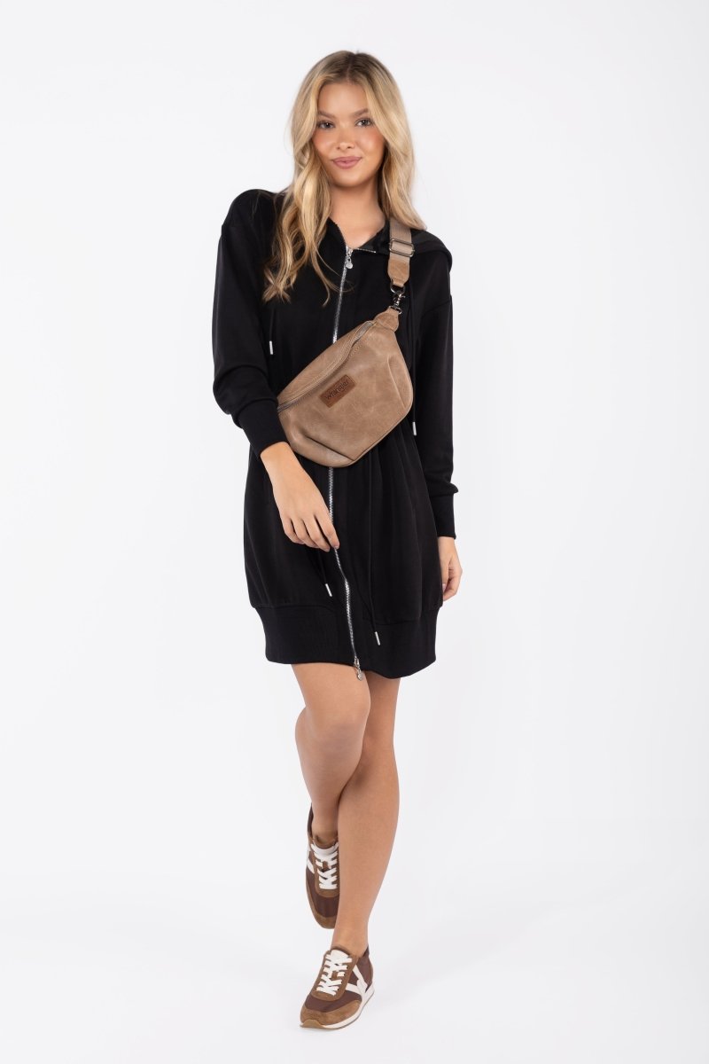 Mina Dress 37&quot; (BLACK) - Dress - Yakira Bella