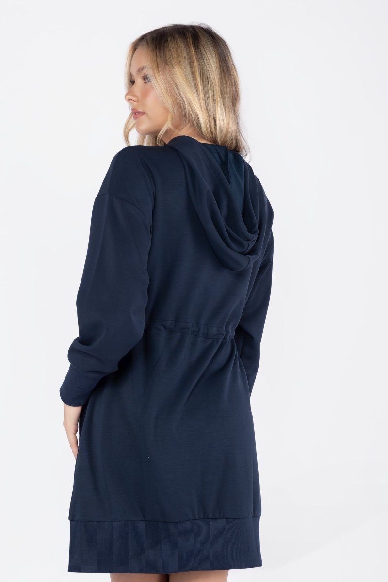 Mina Dress 37&quot; (Navy) - Dress - Yakira Bella