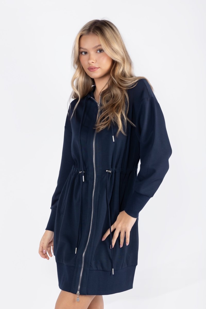 Mina Dress 37&quot; (Navy) - Dress - Yakira Bella