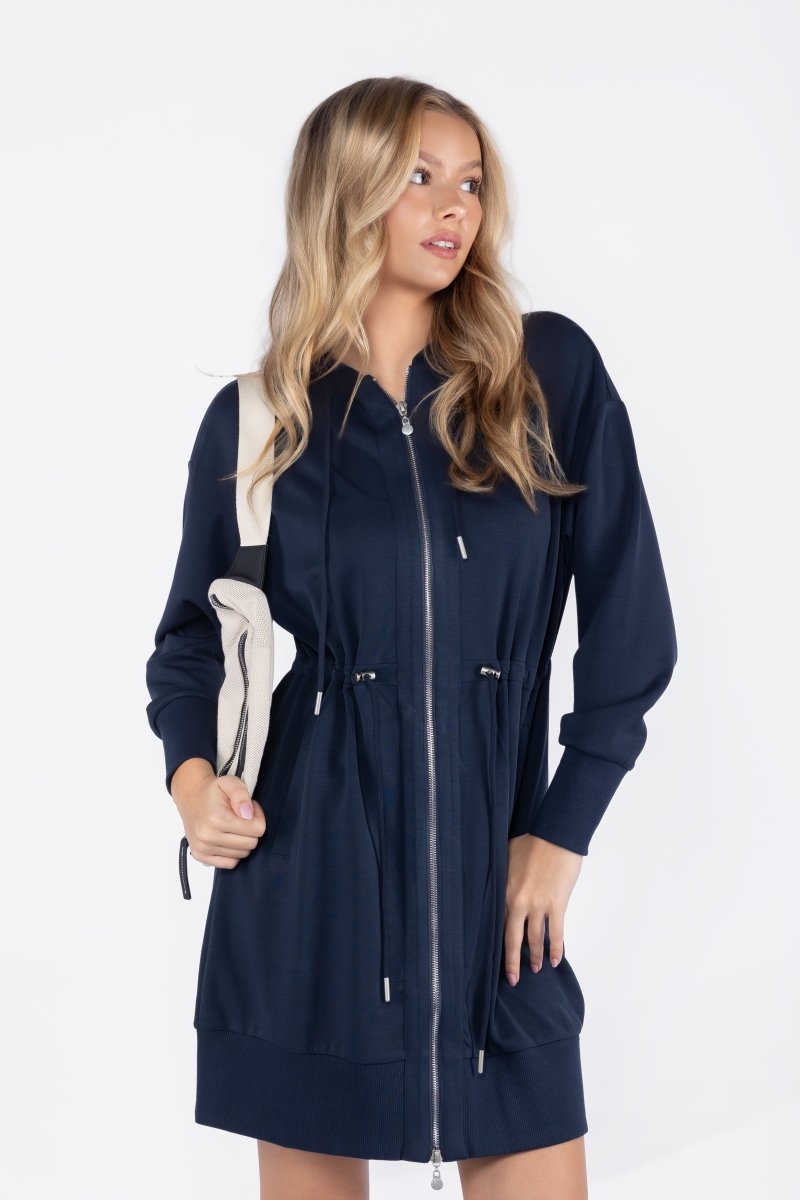 Mina Dress 37&quot; (Navy) - Dress - Yakira Bella