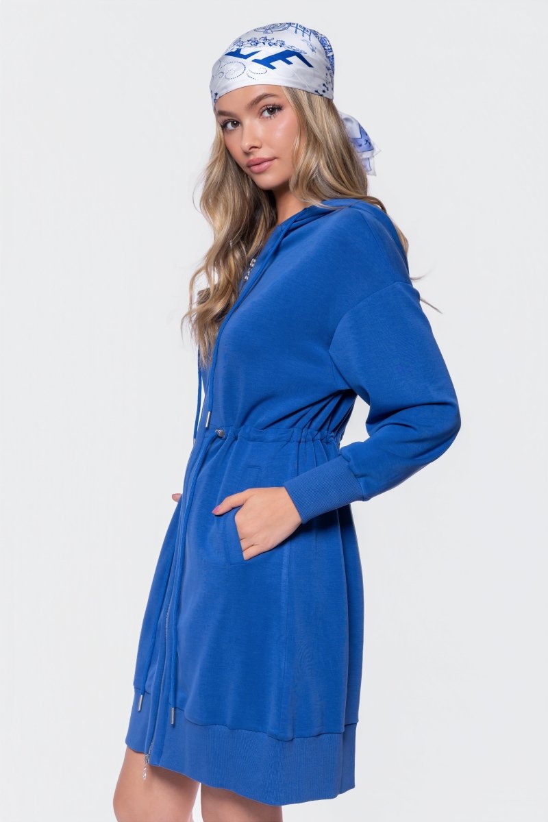 Mina Dress 37" (Royal Blue) - Dress - Yakira Bella