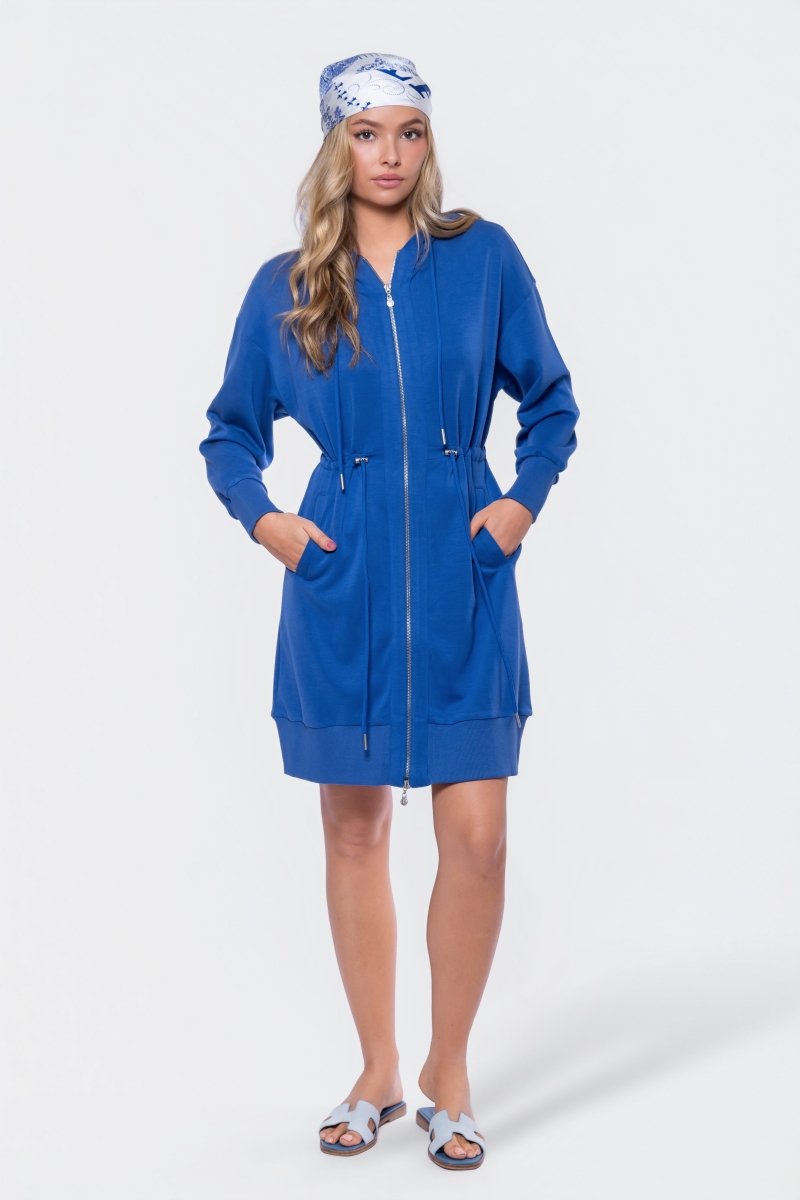 Mina Dress 37" (Royal Blue) - Dress - Yakira Bella